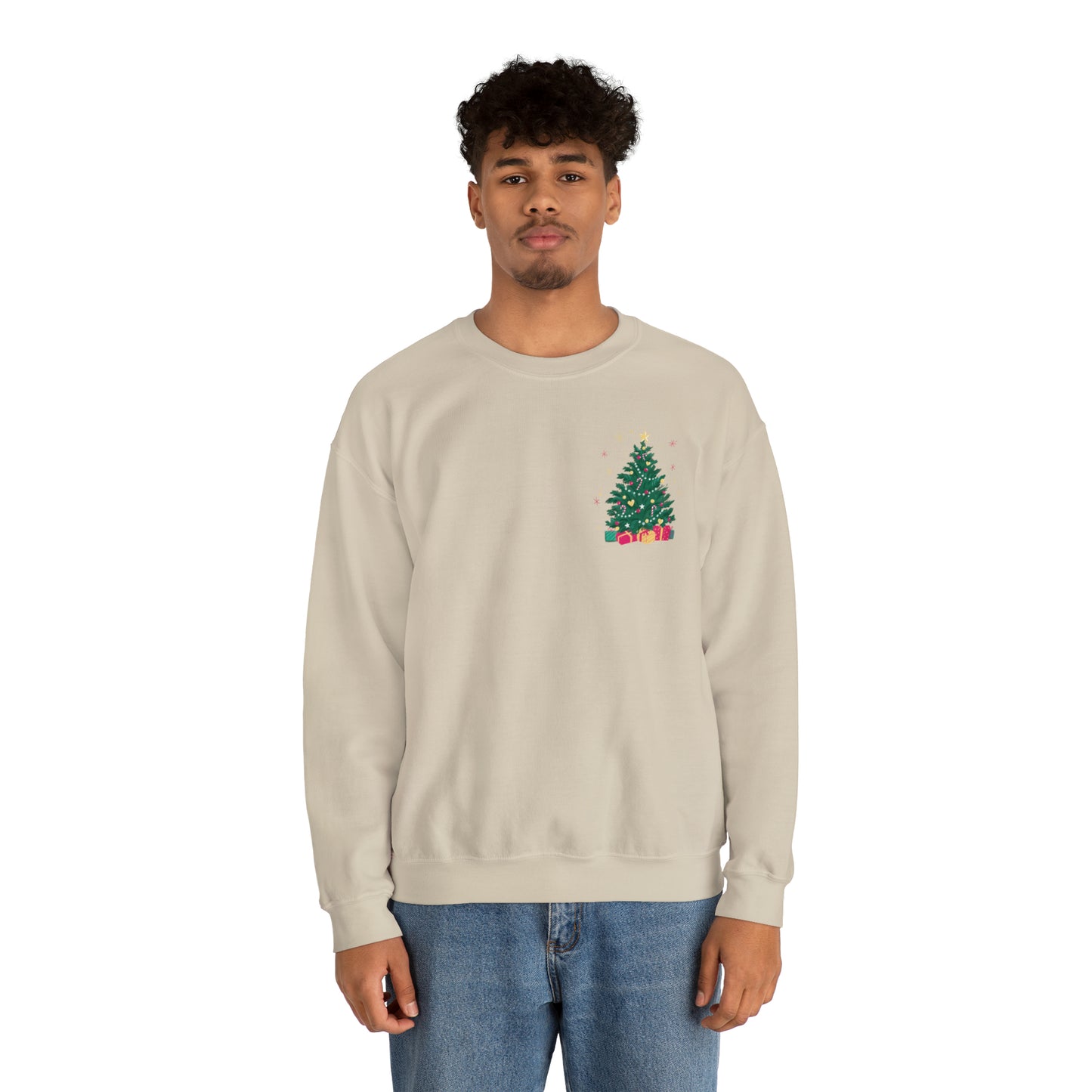 Unisex Heavy Blend™ Double Sided Team Christmas Crewneck Sweatshirt
