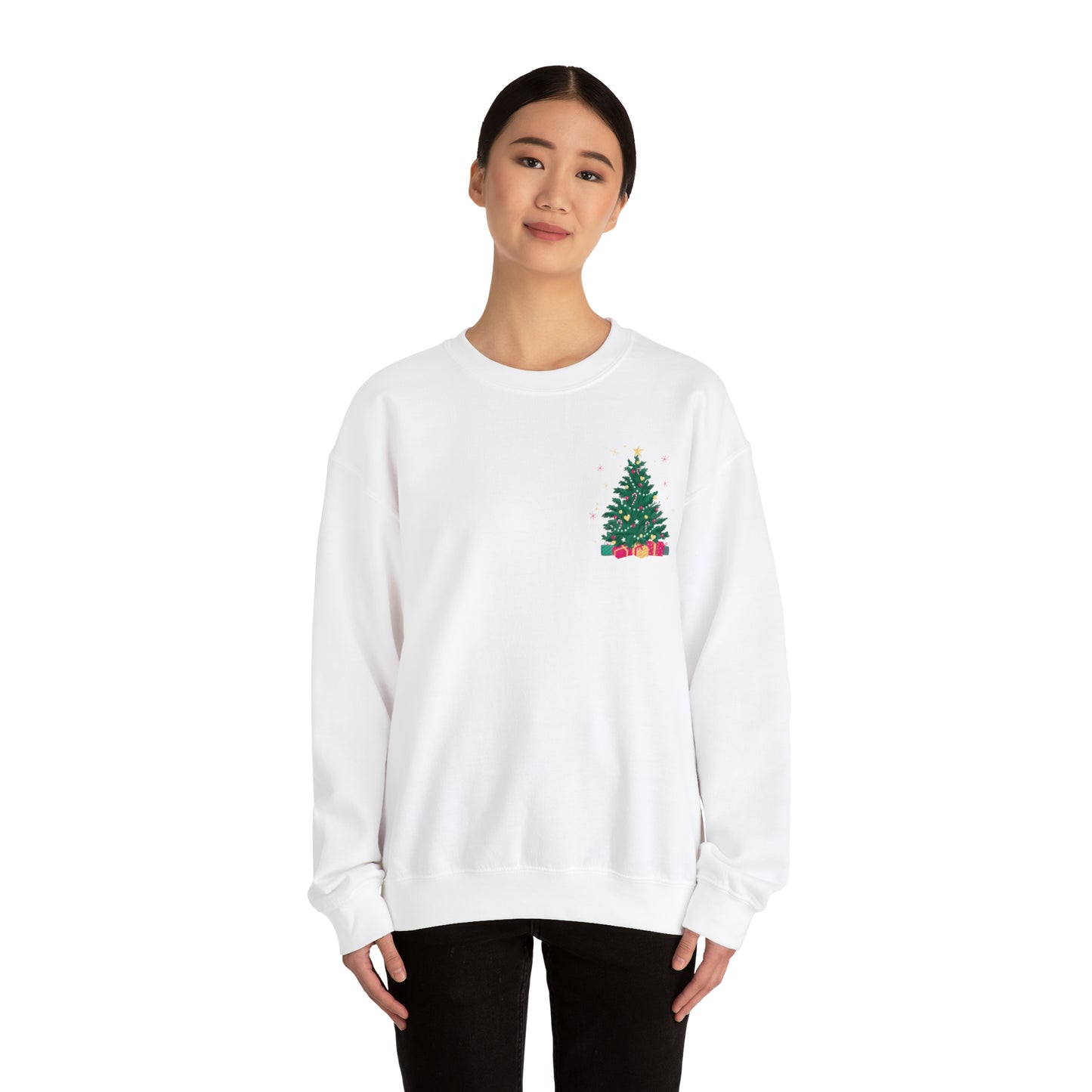 Unisex Heavy Blend™ Double Sided Team Christmas Crewneck Sweatshirt