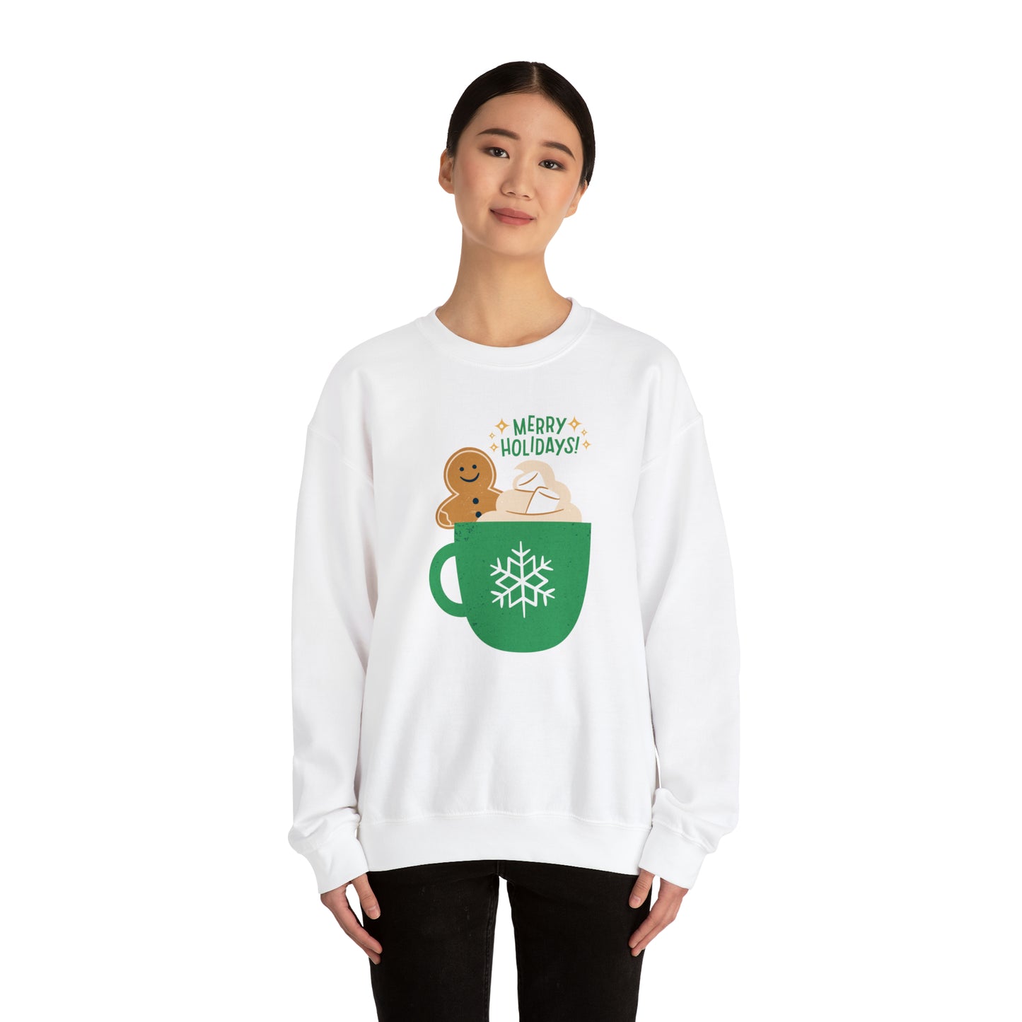Unisex Heavy Blend™ Merry Holidays Crewneck Sweatshirt