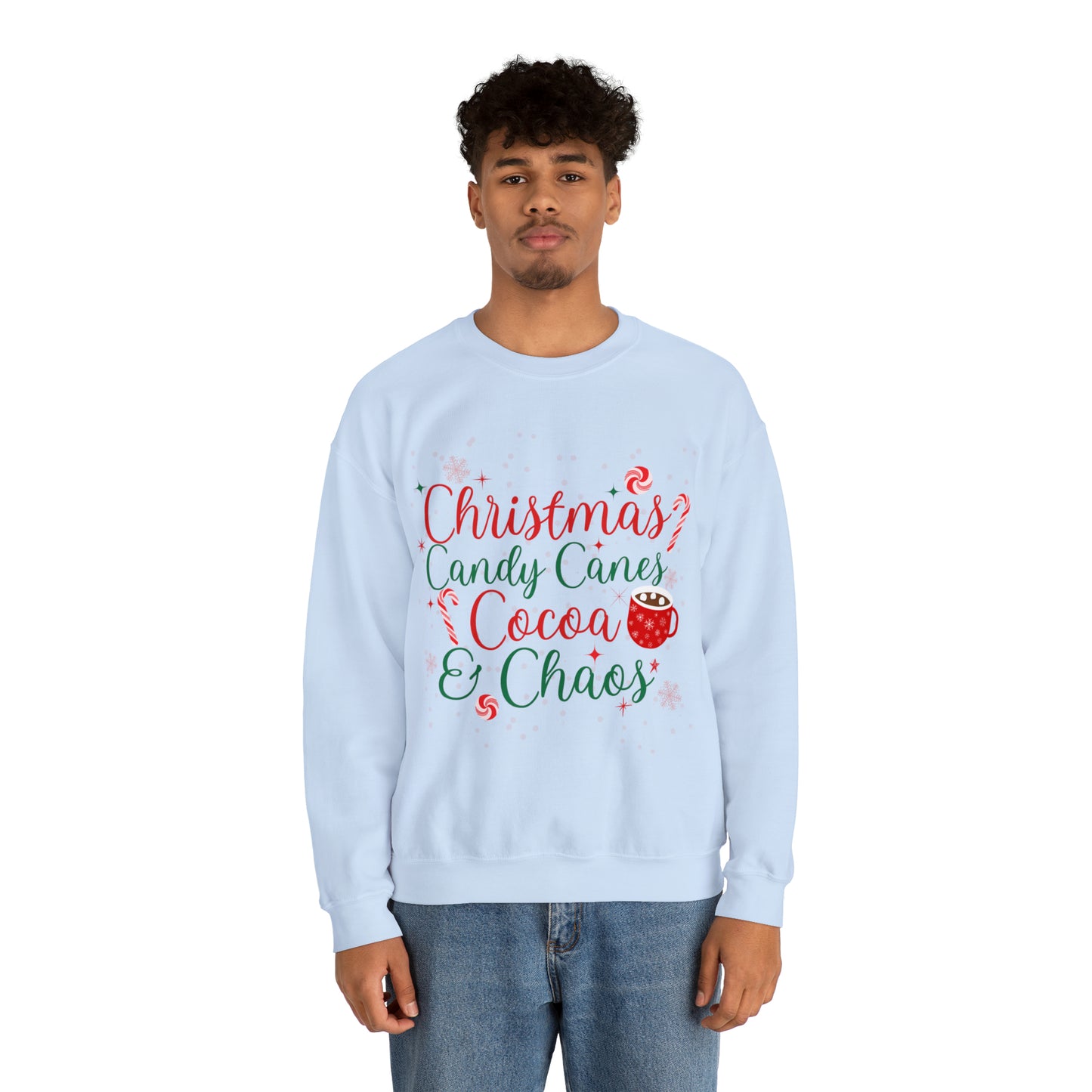 Unisex Heavy Blend™ Christmas Chaos Crewneck Sweatshirt