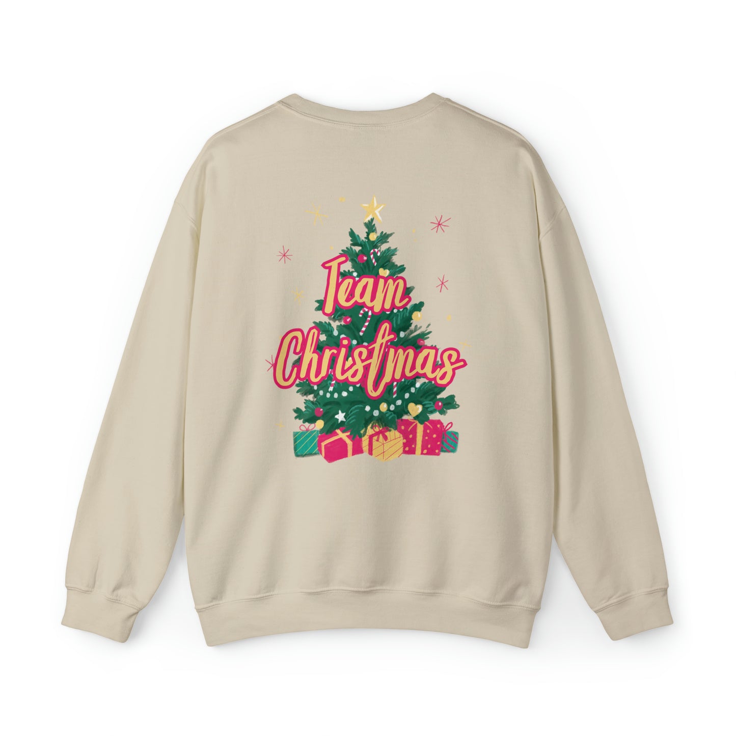 Unisex Heavy Blend™ Double Sided Team Christmas Crewneck Sweatshirt
