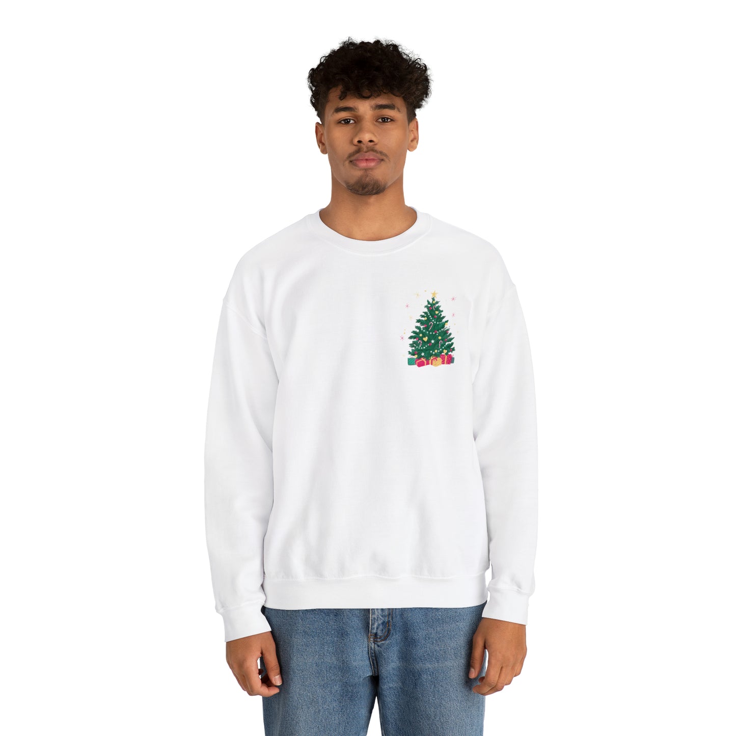 Unisex Heavy Blend™ Double Sided Team Christmas Crewneck Sweatshirt