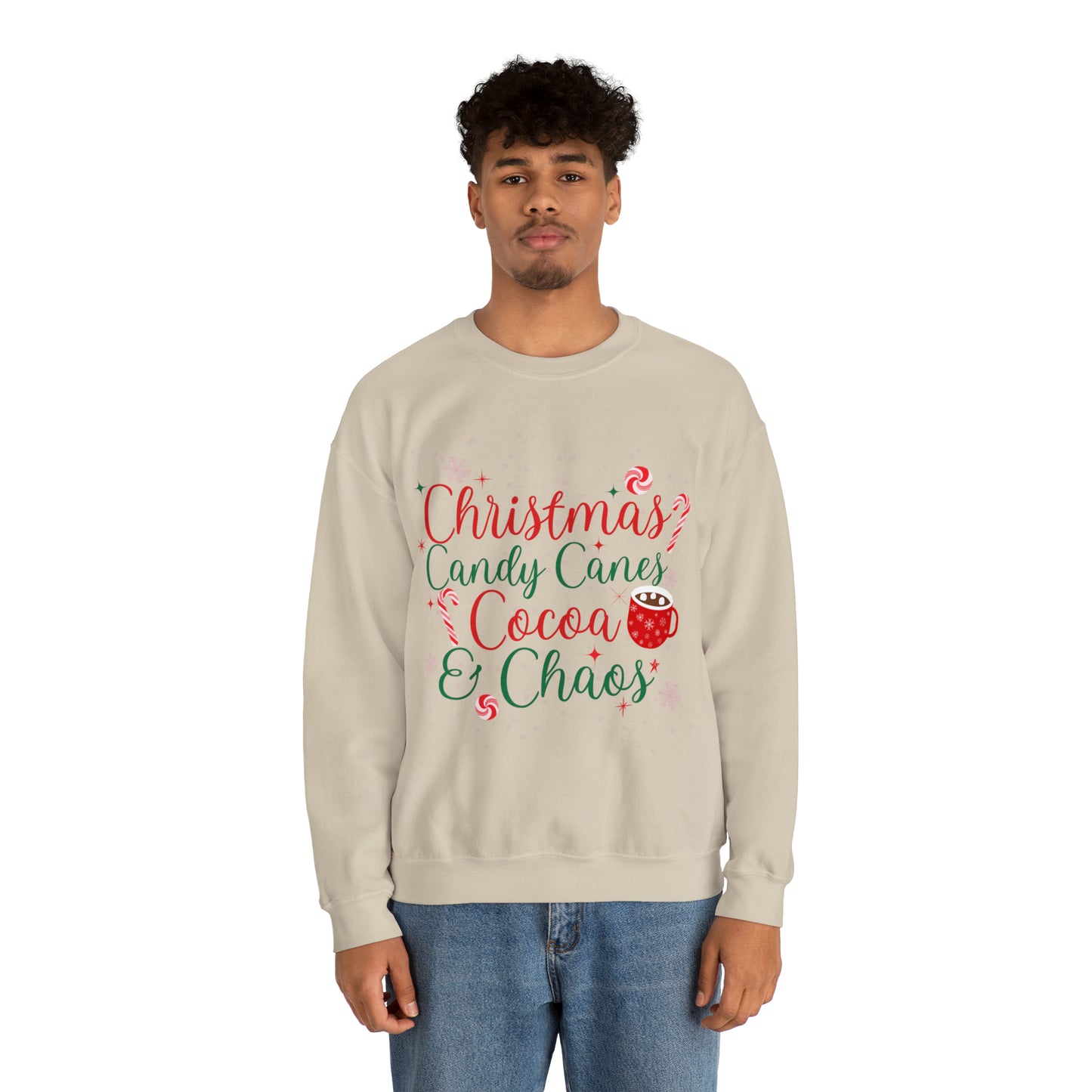 Unisex Heavy Blend™ Christmas Chaos Crewneck Sweatshirt