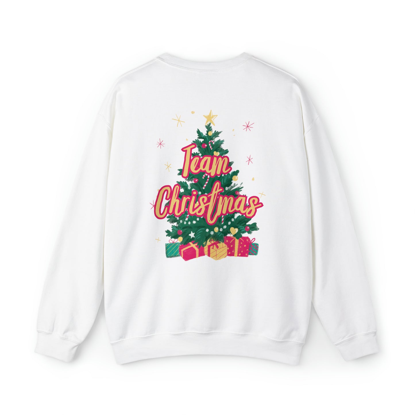 Unisex Heavy Blend™ Double Sided Team Christmas Crewneck Sweatshirt