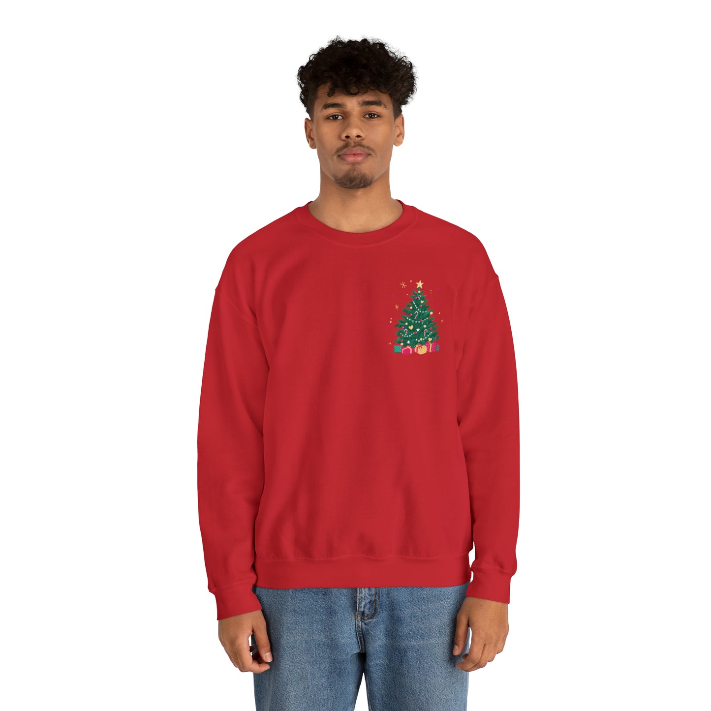 Unisex Heavy Blend™ Double Sided Team Christmas Crewneck Sweatshirt