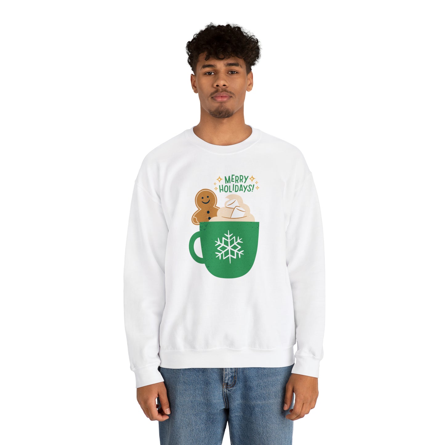 Unisex Heavy Blend™ Merry Holidays Crewneck Sweatshirt