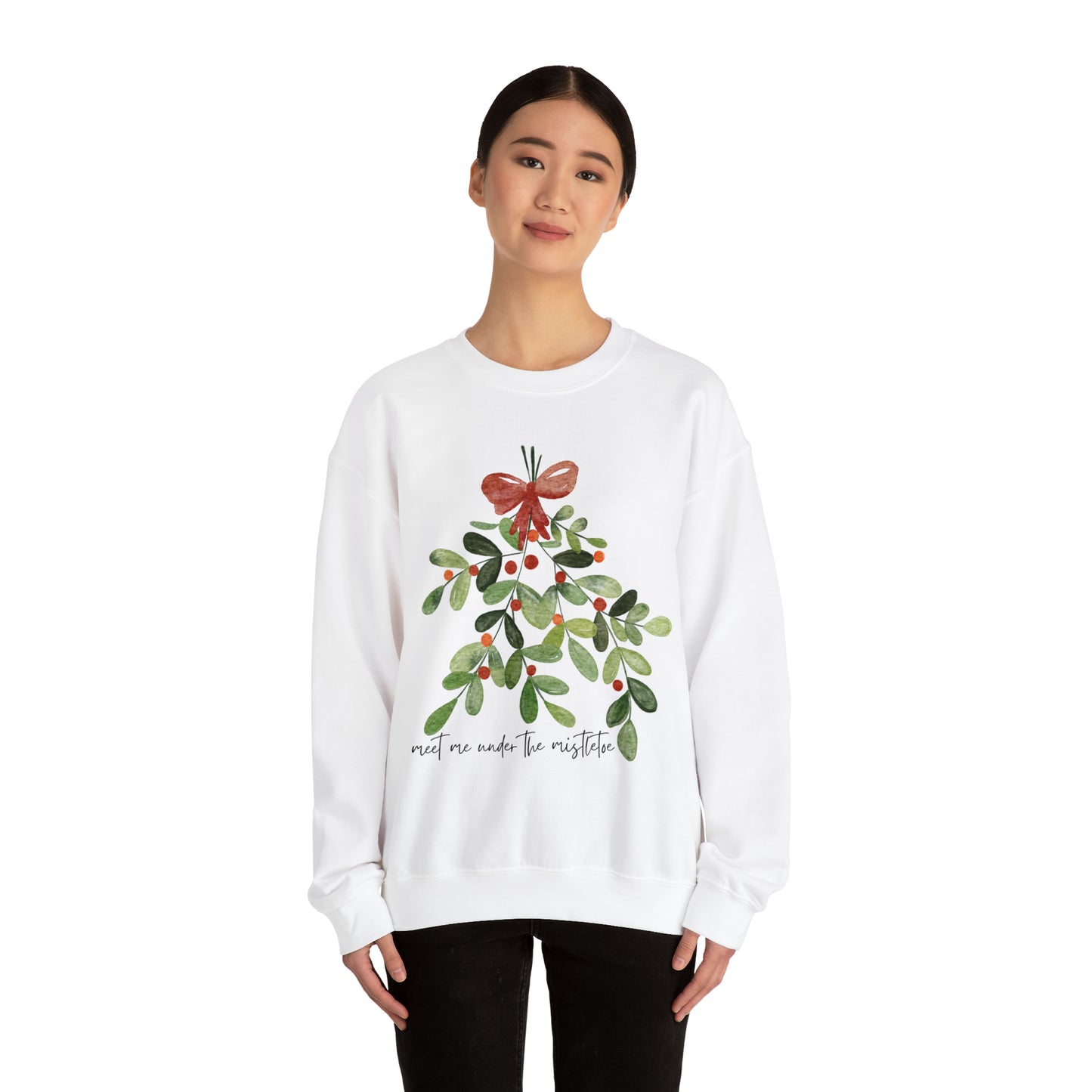 Unisex Heavy Blend™ Mistletoe Crewneck Sweatshirt