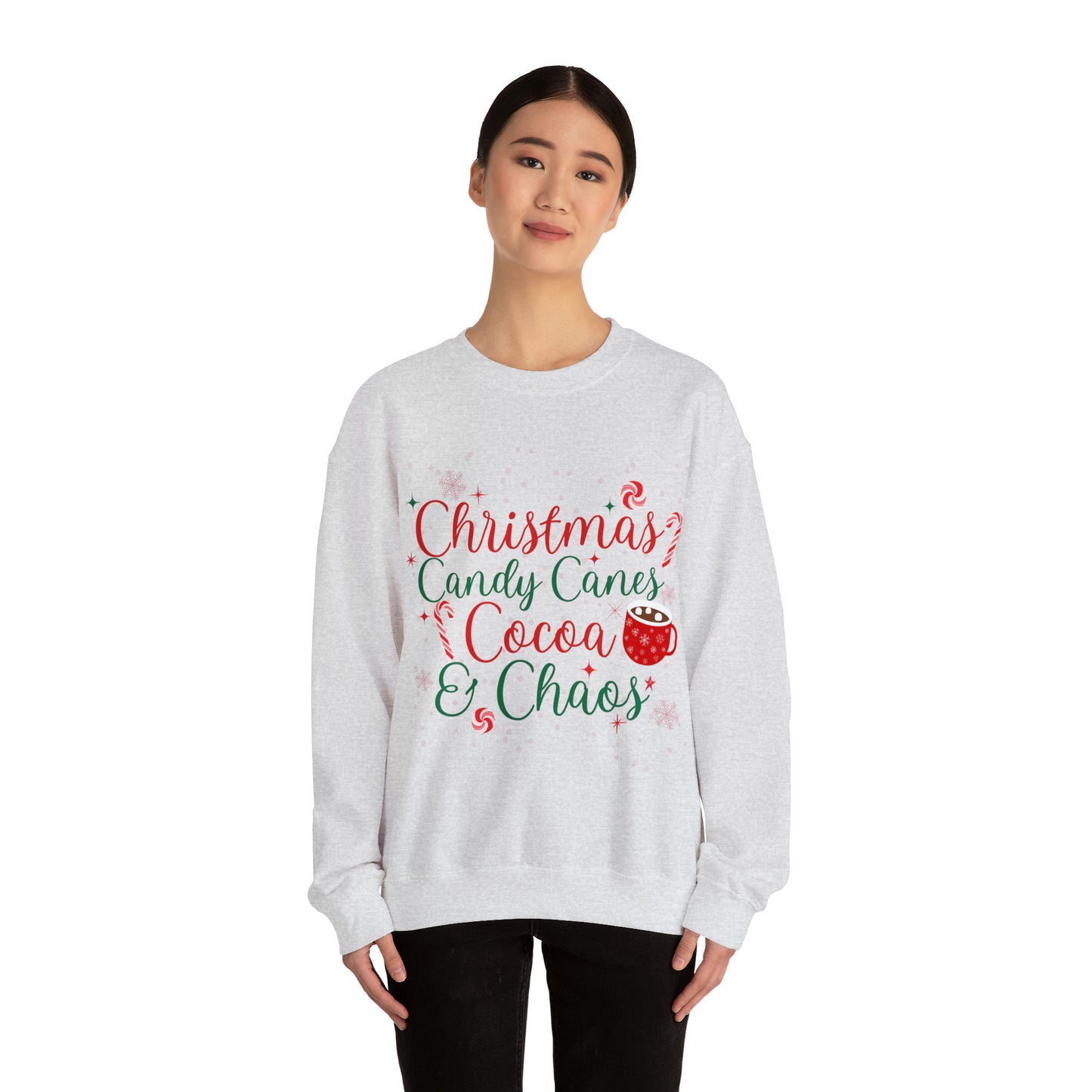 Unisex Heavy Blend™ Christmas Chaos Crewneck Sweatshirt