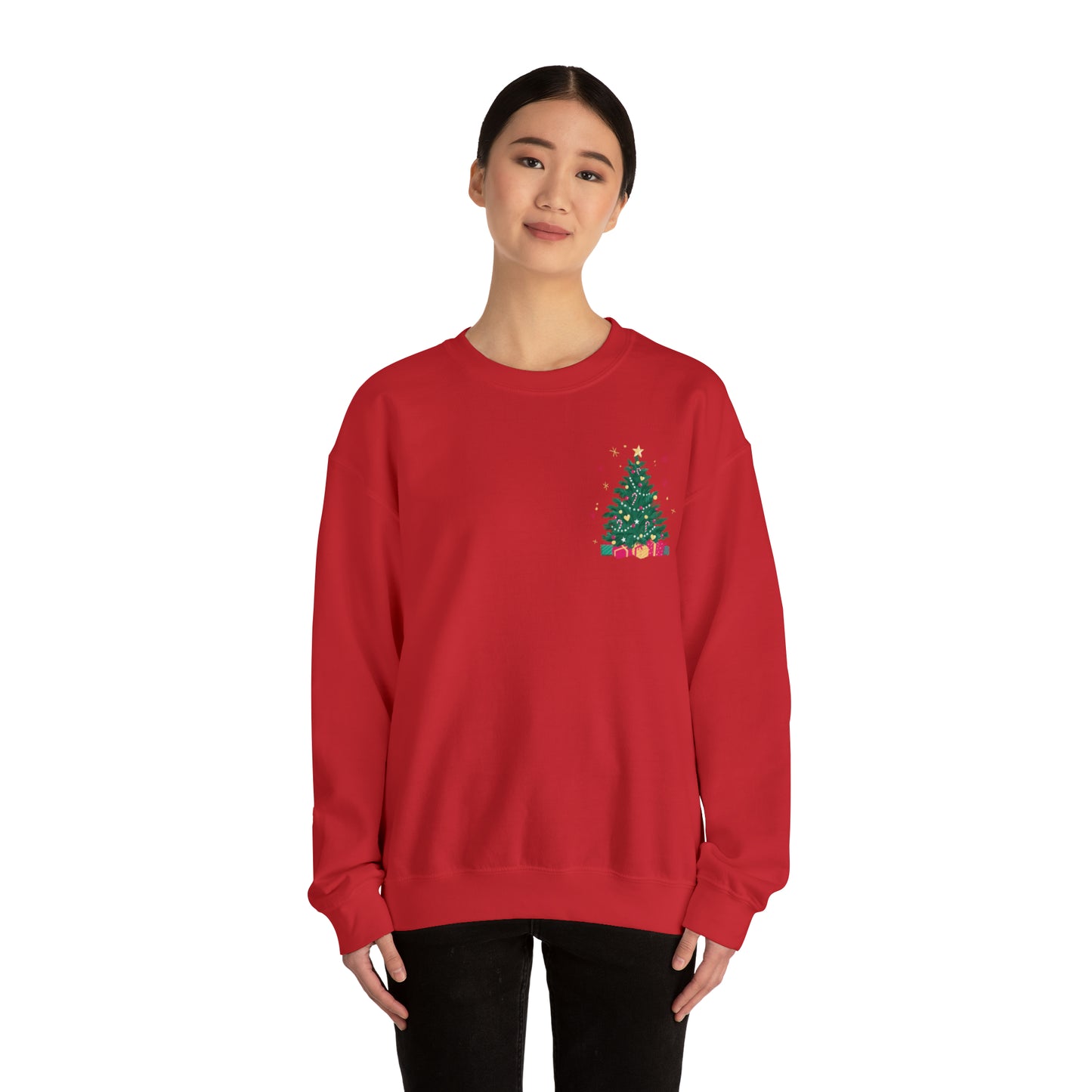 Unisex Heavy Blend™ Double Sided Team Christmas Crewneck Sweatshirt