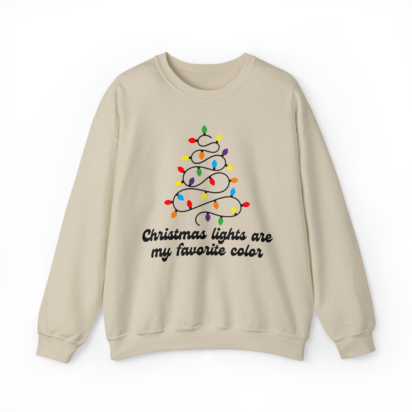 Unisex Heavy Blend™ Christmas Lights Crewneck Sweatshirt