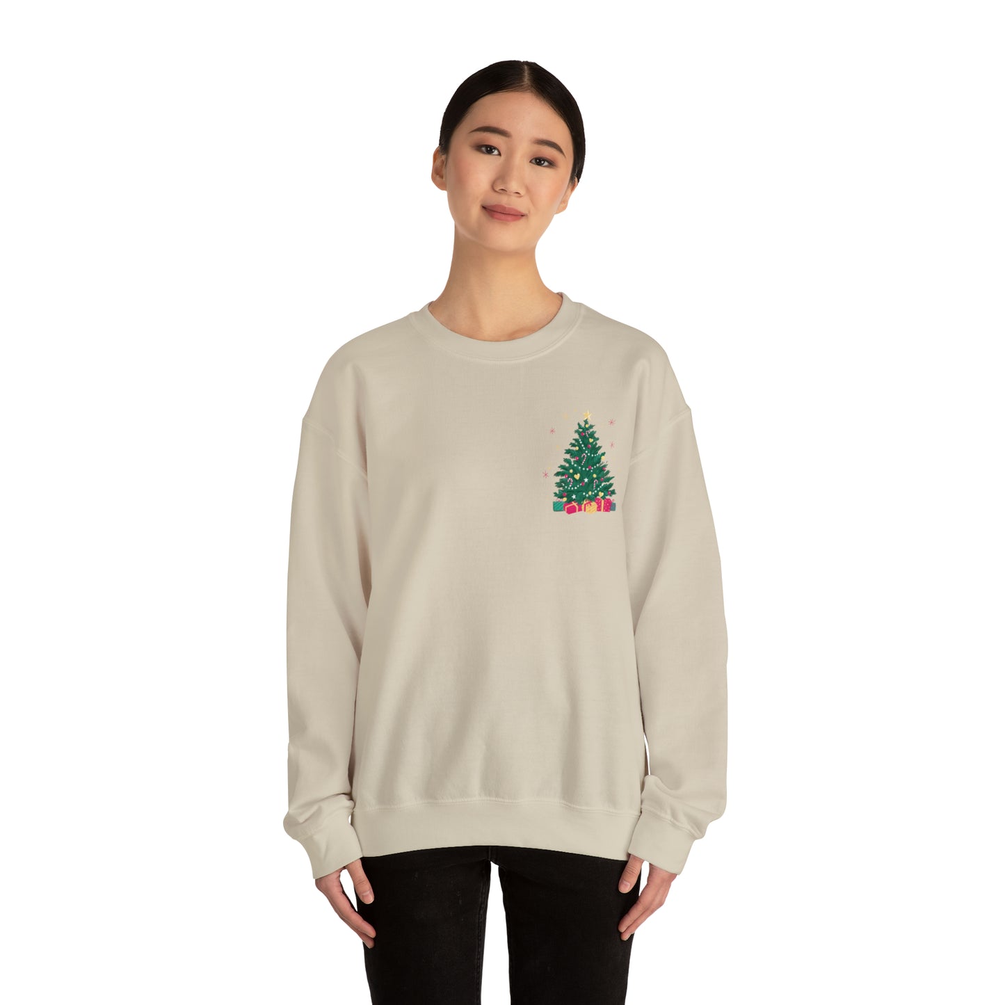 Unisex Heavy Blend™ Double Sided Team Christmas Crewneck Sweatshirt
