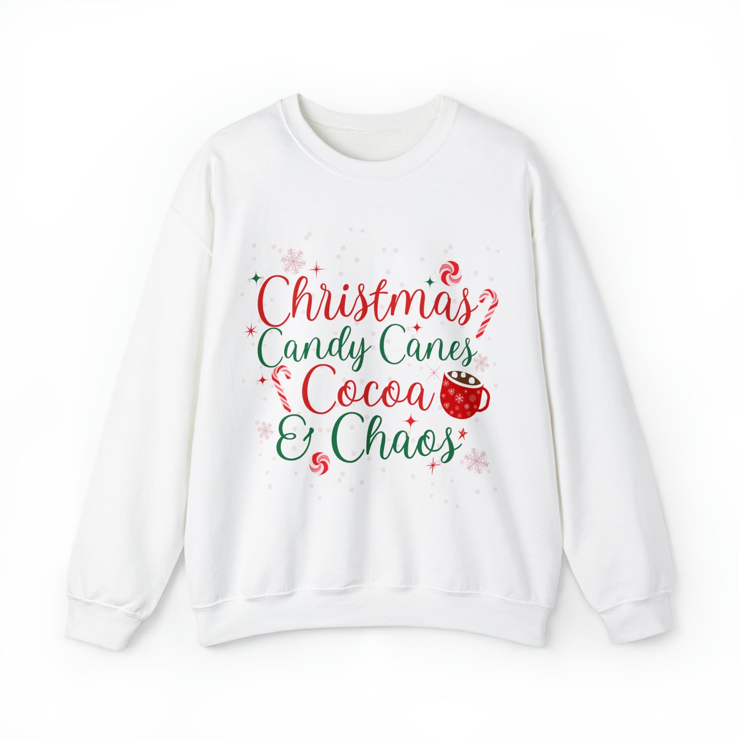 Unisex Heavy Blend™ Christmas Chaos Crewneck Sweatshirt