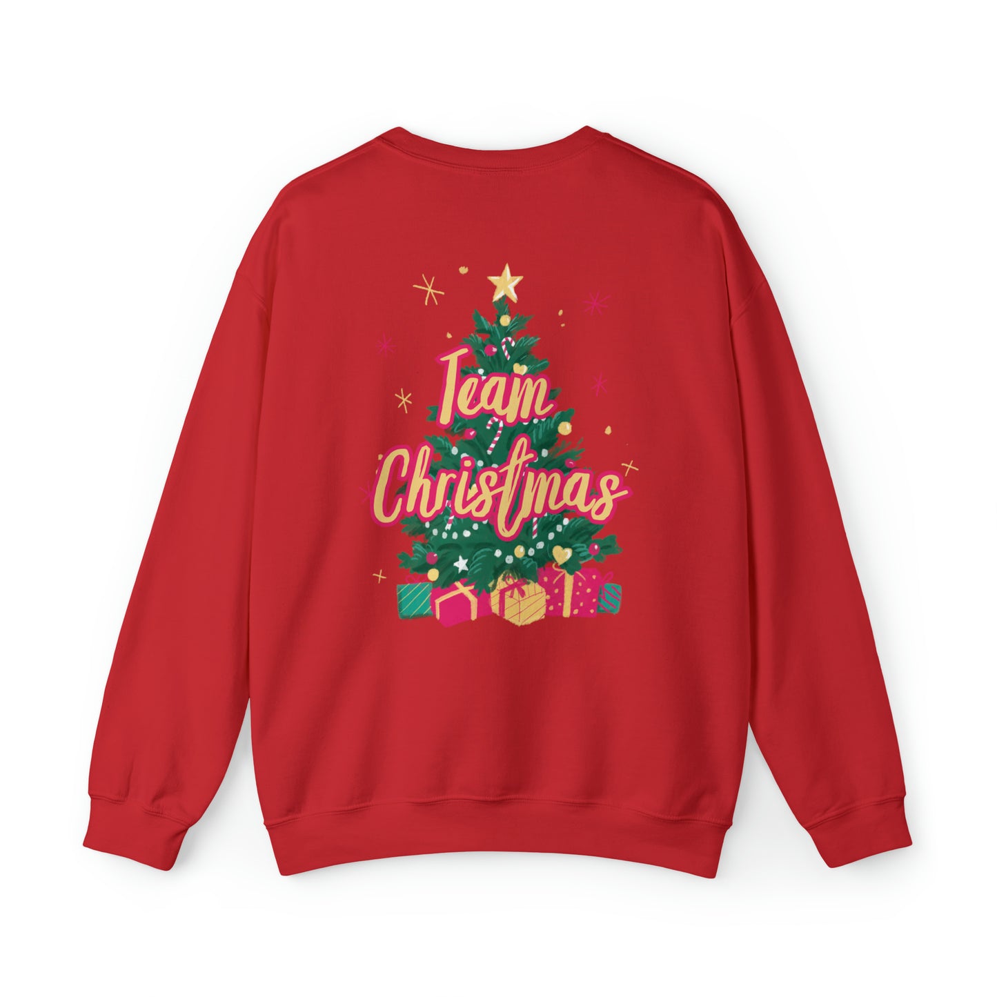 Unisex Heavy Blend™ Double Sided Team Christmas Crewneck Sweatshirt