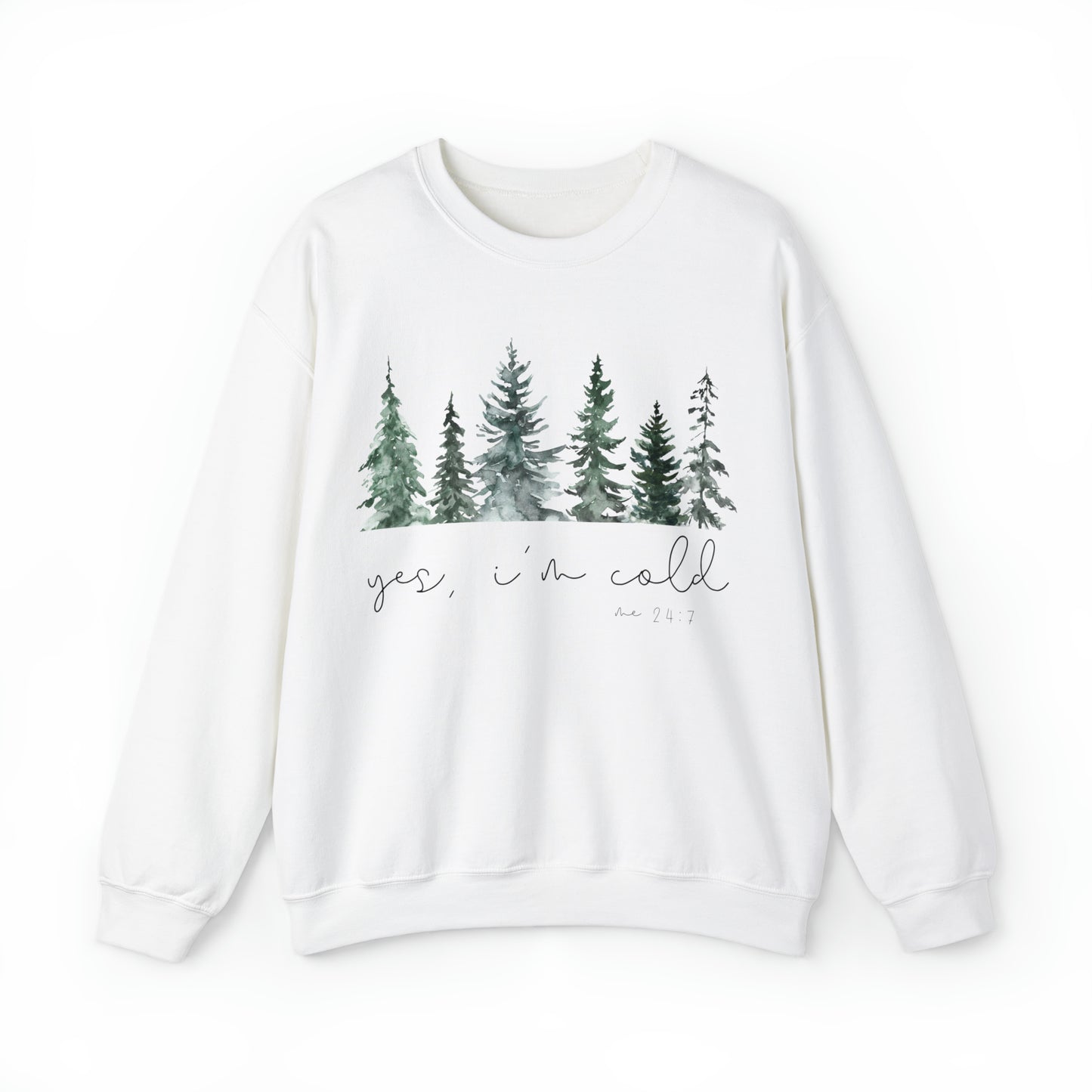 Unisex Heavy Blend™ Yes I'm Cold Crewneck Sweatshirt