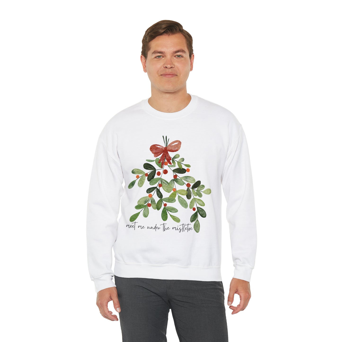 Unisex Heavy Blend™ Mistletoe Crewneck Sweatshirt