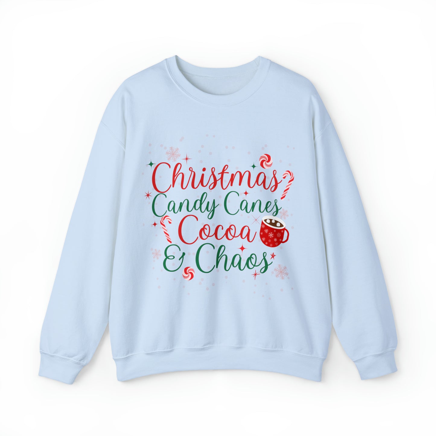 Unisex Heavy Blend™ Christmas Chaos Crewneck Sweatshirt
