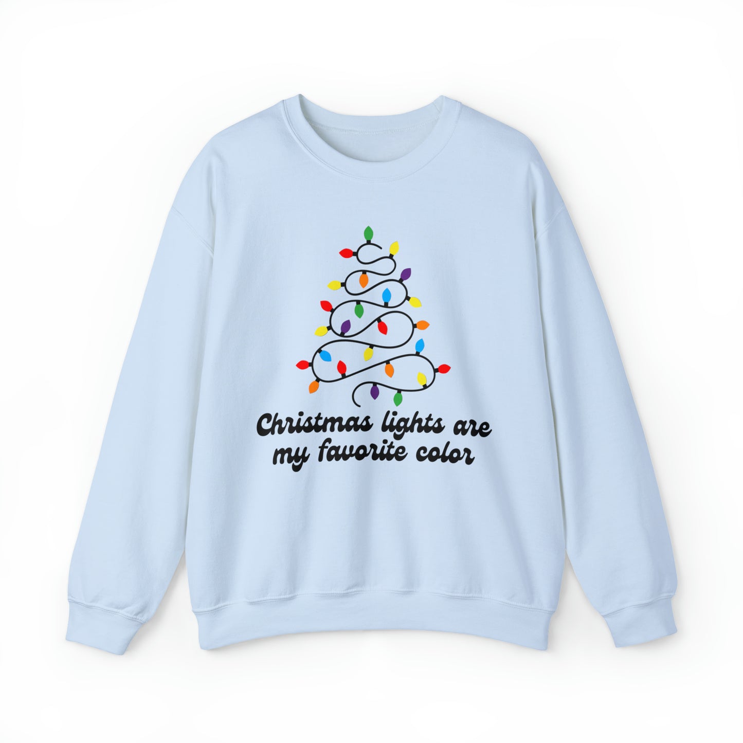 Unisex Heavy Blend™ Christmas Lights Crewneck Sweatshirt