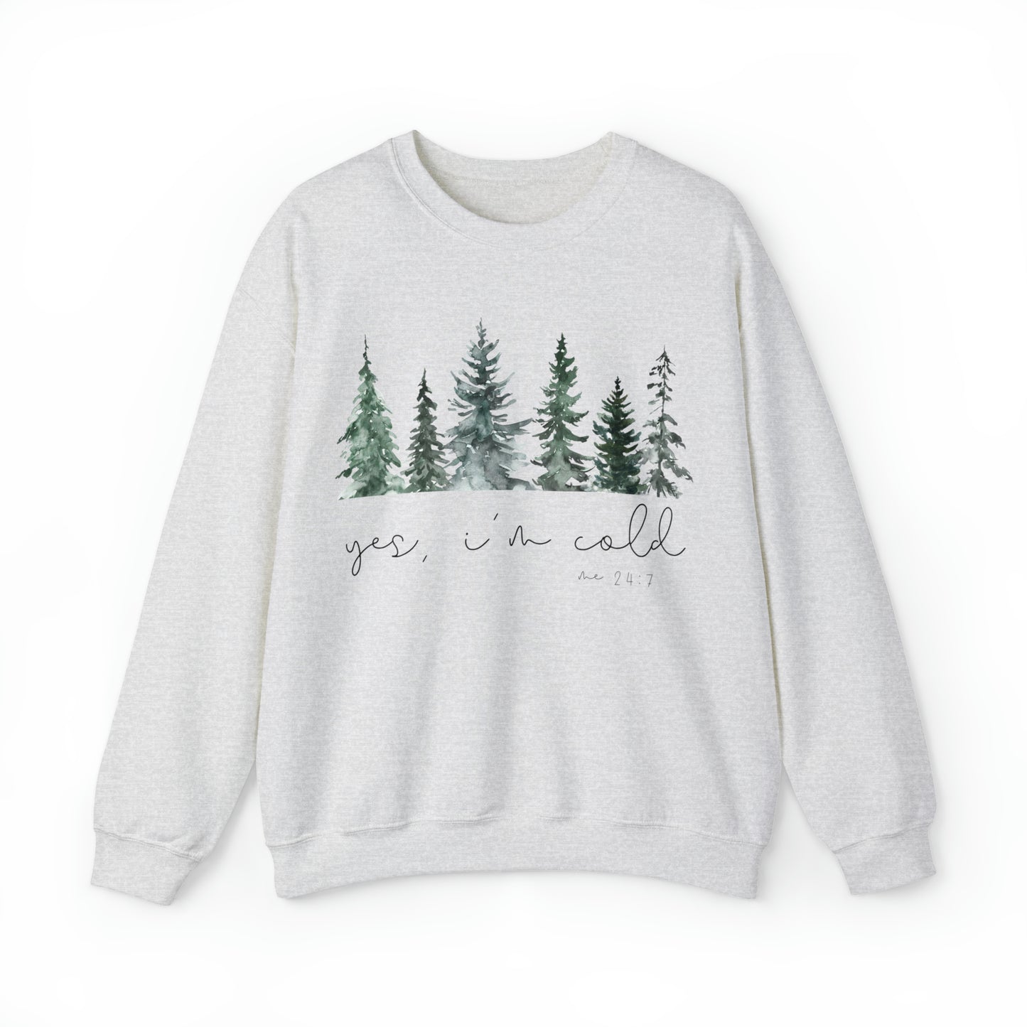 Unisex Heavy Blend™ Yes I'm Cold Crewneck Sweatshirt