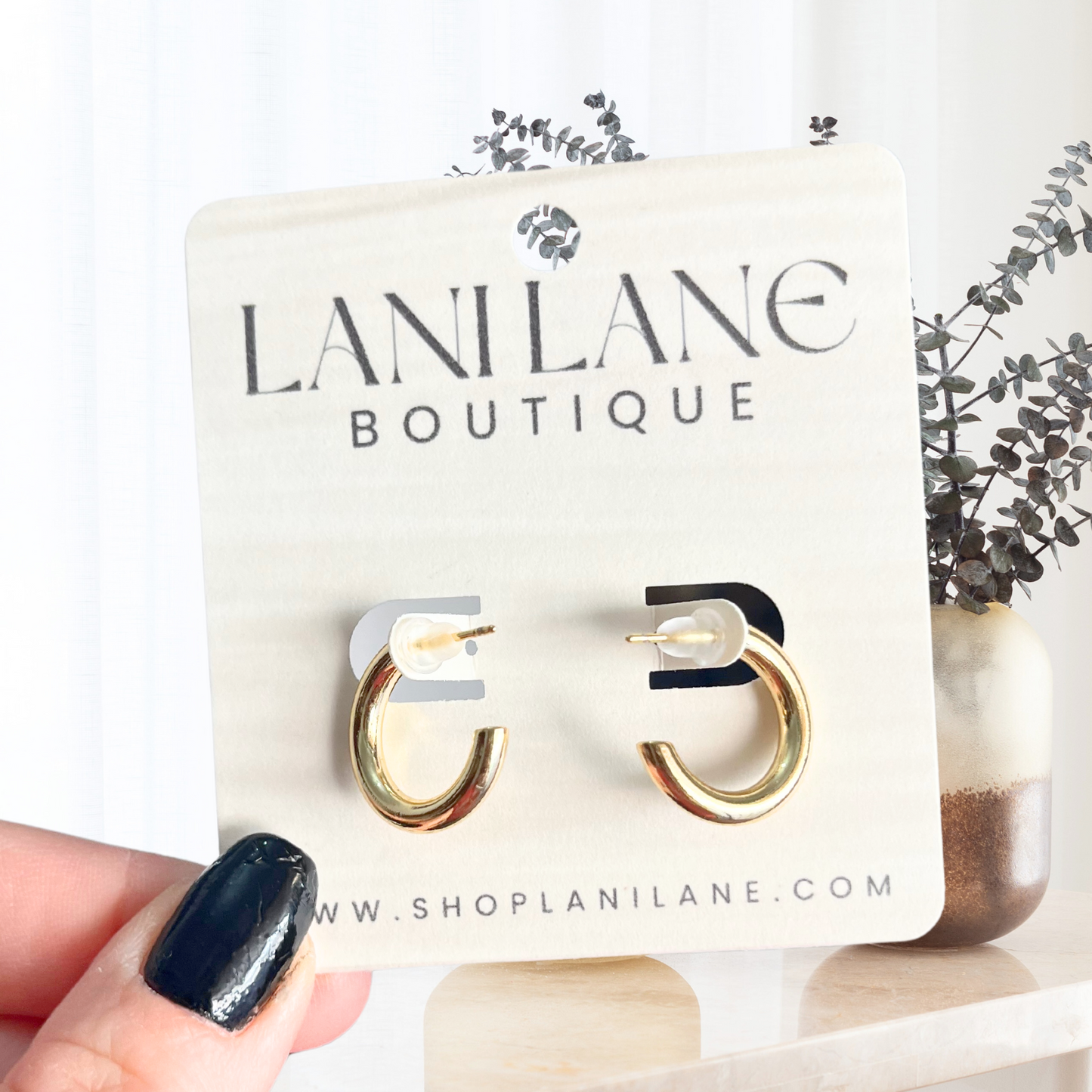 14K Gold Filled Simple Hoop Earrings