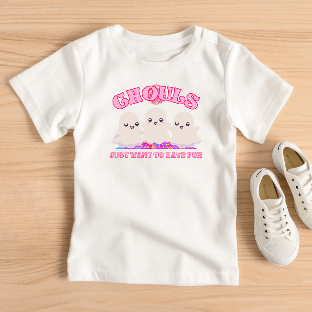 Toddler Ghouls Want To Have Fun Short Sleeve Tee