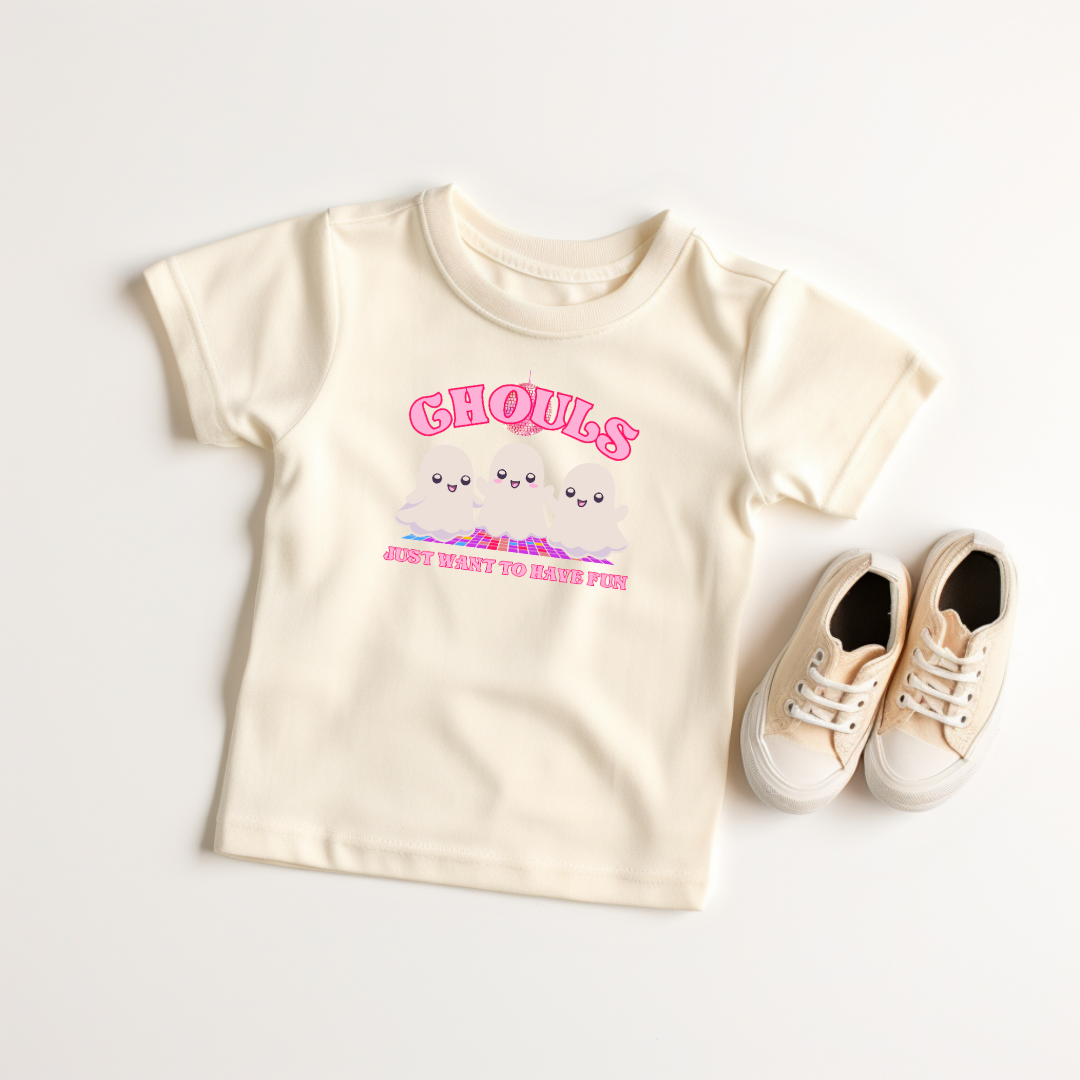 Toddler Ghouls Want To Have Fun Short Sleeve Tee