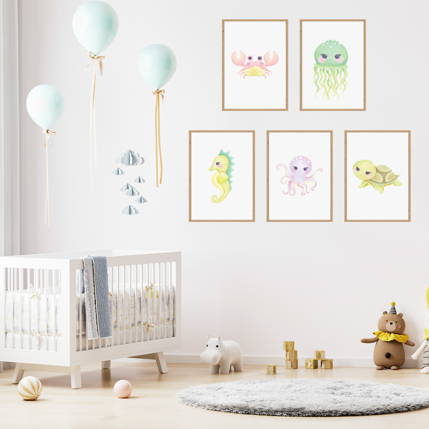 Under The Sea Animal Digital Download Set