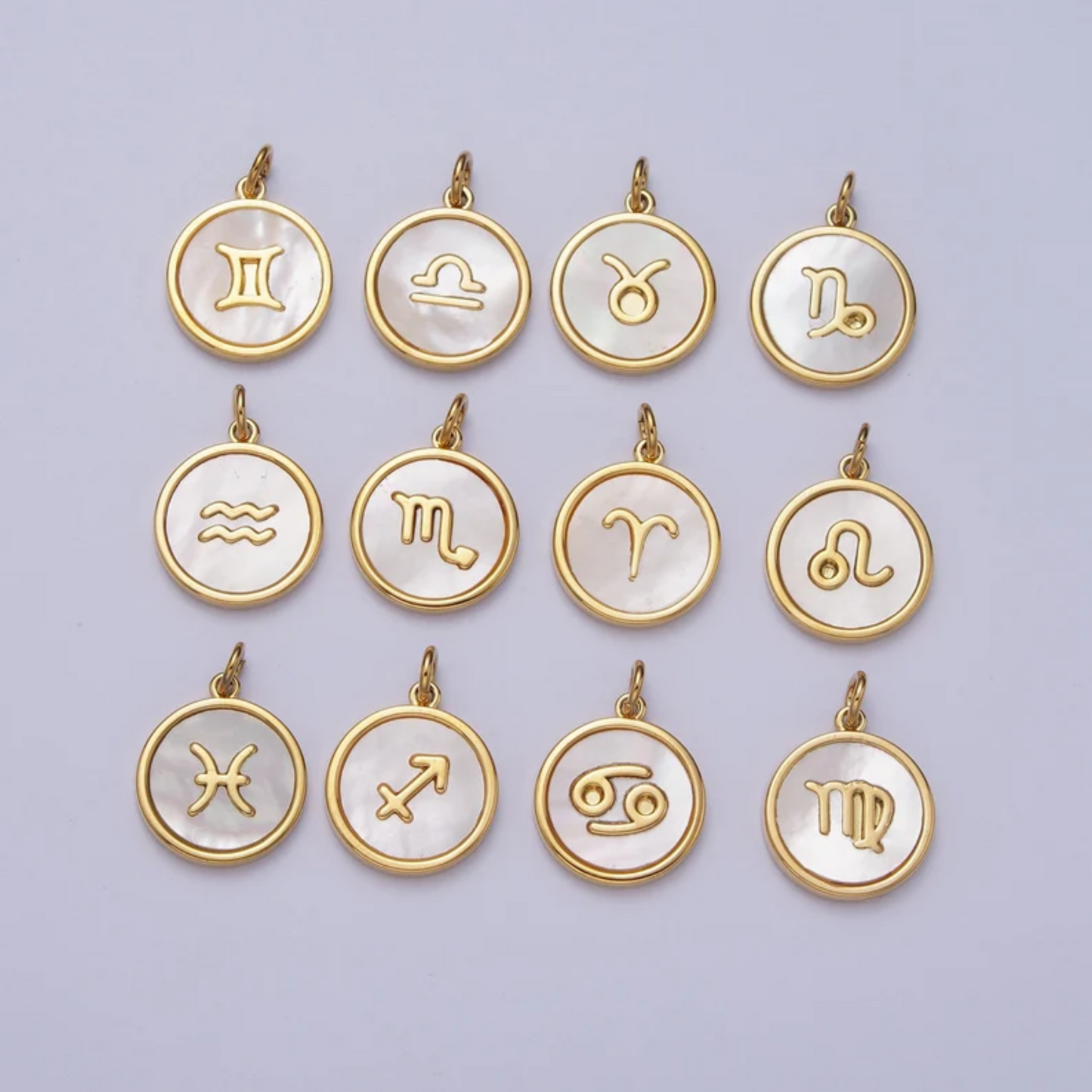 Zodiac Pearl Gold Filled Necklaces
