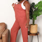 Wide Leg Overalls with Front Pockets
