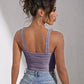 Chain Detail Square Neck Tank