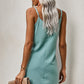 Buttoned Spaghetti Strap Dress