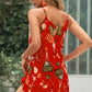 Buttoned Spaghetti Strap Dress