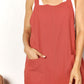 Wide Leg Overalls with Front Pockets