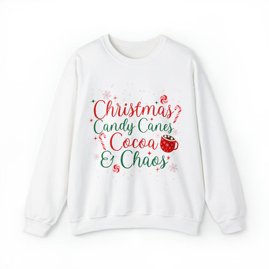 Unisex Heavy Blend™ Christmas Chaos Crewneck Sweatshirt