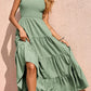 Tiered Smocked Wide Strap Dress