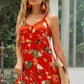 Buttoned Spaghetti Strap Dress