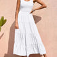 Tiered Smocked Wide Strap Dress