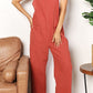 Wide Leg Overalls with Front Pockets