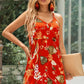 Buttoned Spaghetti Strap Dress