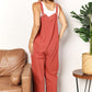 Wide Leg Overalls with Front Pockets