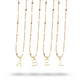 14k Gold Filled Dainty Initial Necklace