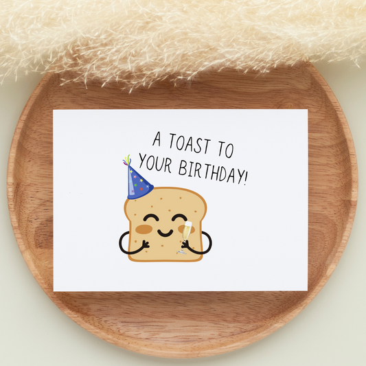 A Birthday Toast Card
