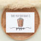 Poppin' Birthday Card
