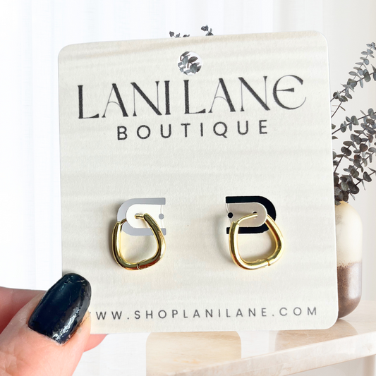 14K Gold Filled Minimalistic Hoop Earrings