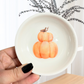 Fall Pumpkins Painted Jewelry Dish