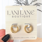 14K Gold Filled Thick Modern Hoop Earrings