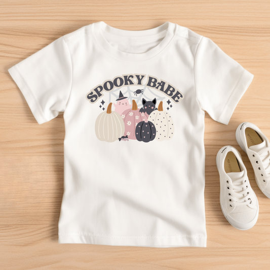 Toddler Spooky Babe Short Sleeve Tee