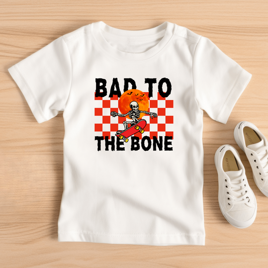 Toddler Bad To The Bone Short Sleeve Tee