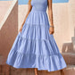 Tiered Smocked Wide Strap Dress