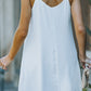 Buttoned Spaghetti Strap Dress