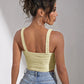 Chain Detail Square Neck Tank